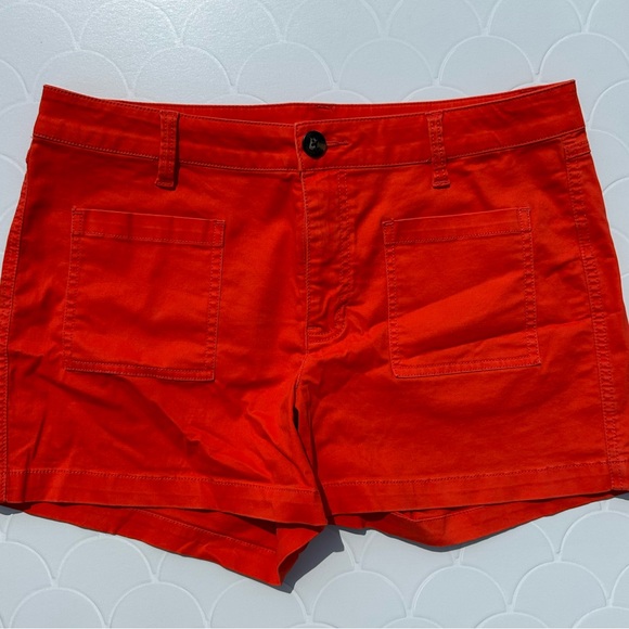 CAbi Bright Orange Women's Shorts - Picture 2 of 7